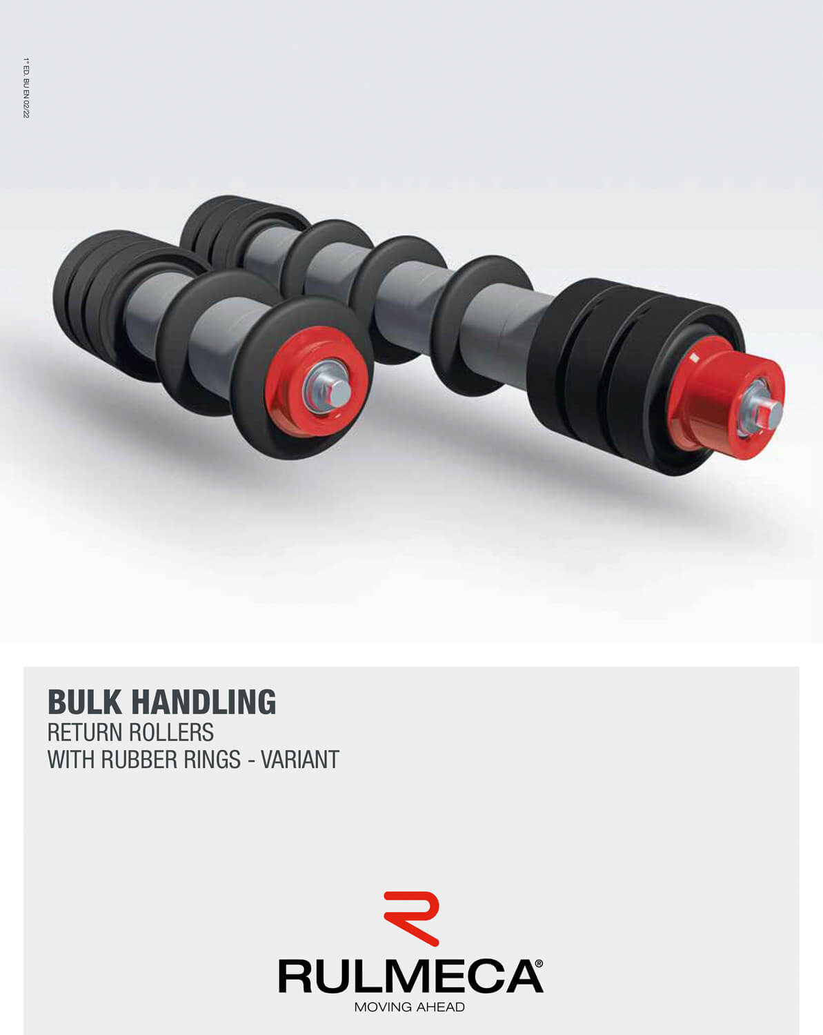 Rodillos de retorno con anillos de goma serie bulk